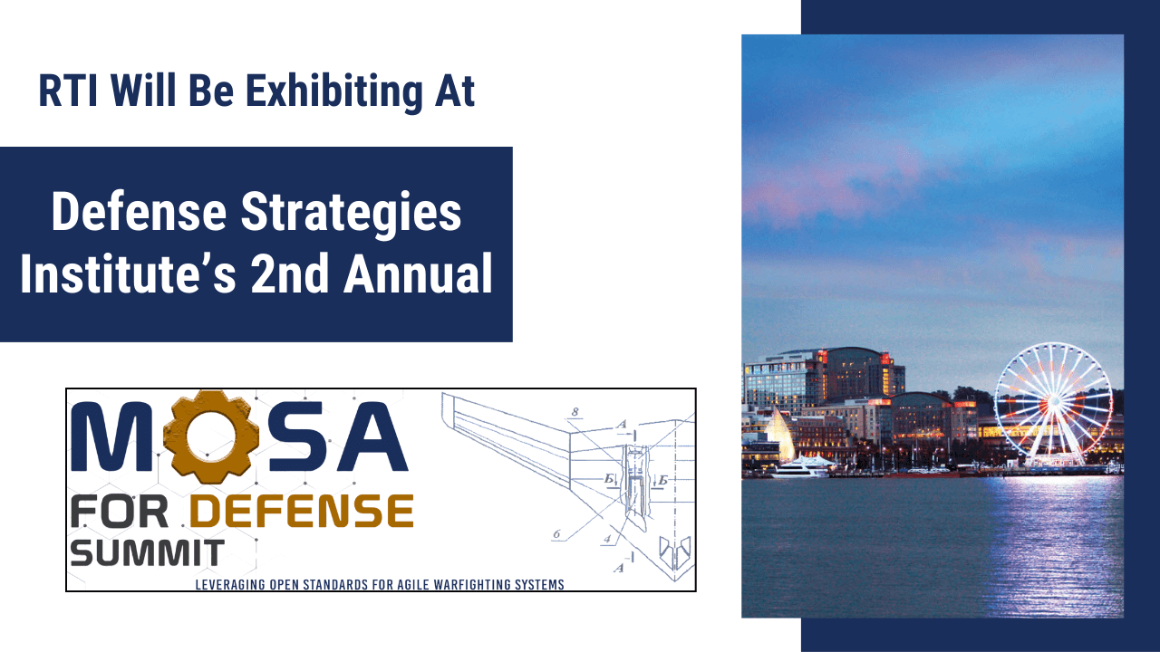 Ferris Wheel by the water - RTI will be exhibiting at MOSA for defense summit